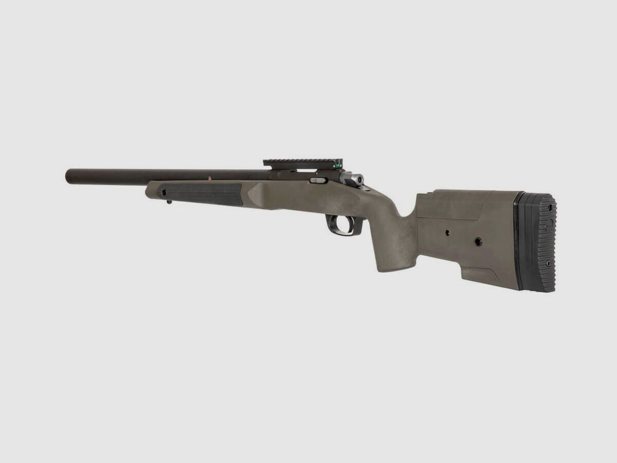 Maple Leaf MLC-338 Bolt Action Sniper Rifle Deluxe, OD, cal. 6 mm BB
