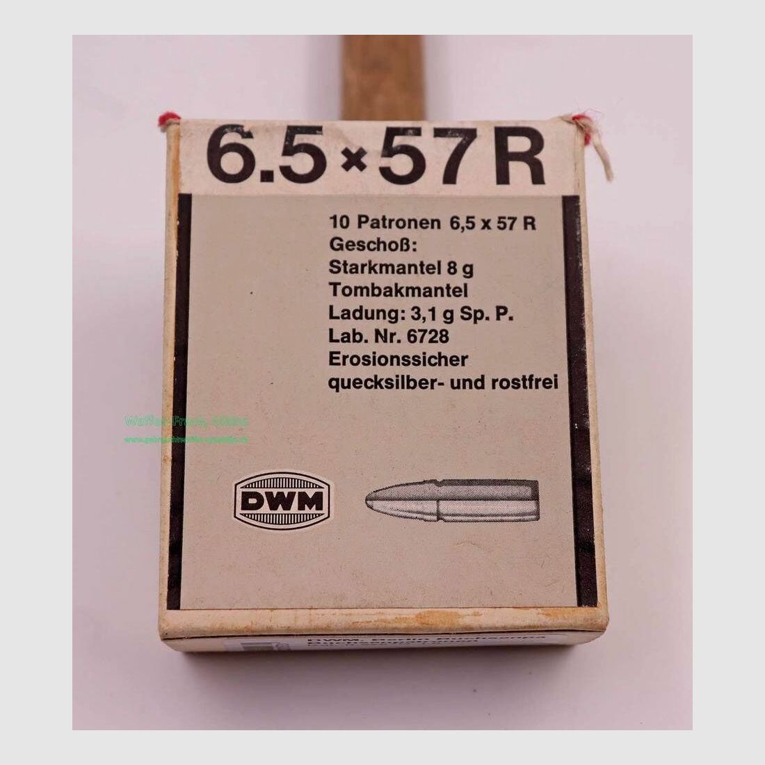 DWM, Berlin rifle cartridges 6.5x57R