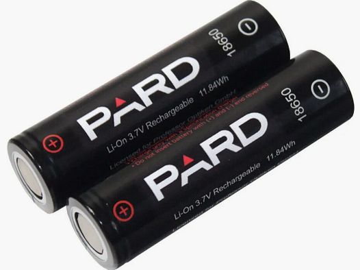 2-pack PARD 18650 LI-ON ACCU 3,7V 3200MAH (OEM)