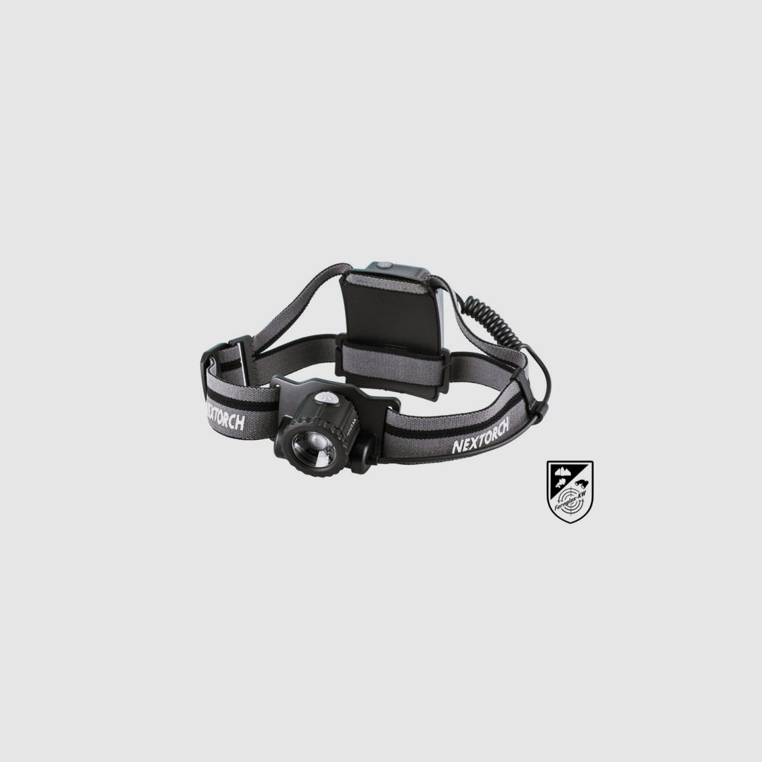 NEXTORCH myStar R AA LED headlamp 600 lumens focusable beam distance 180 m with batteries