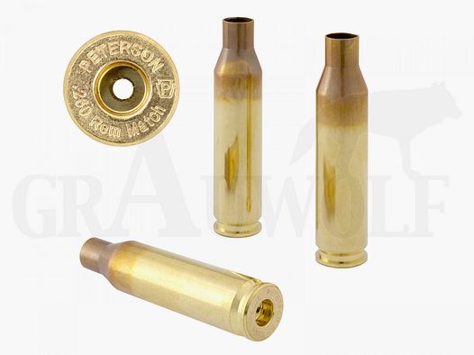 .260 Remington Peterson Cartridge Comp. Match LRP Cartuchos 50 Piezas