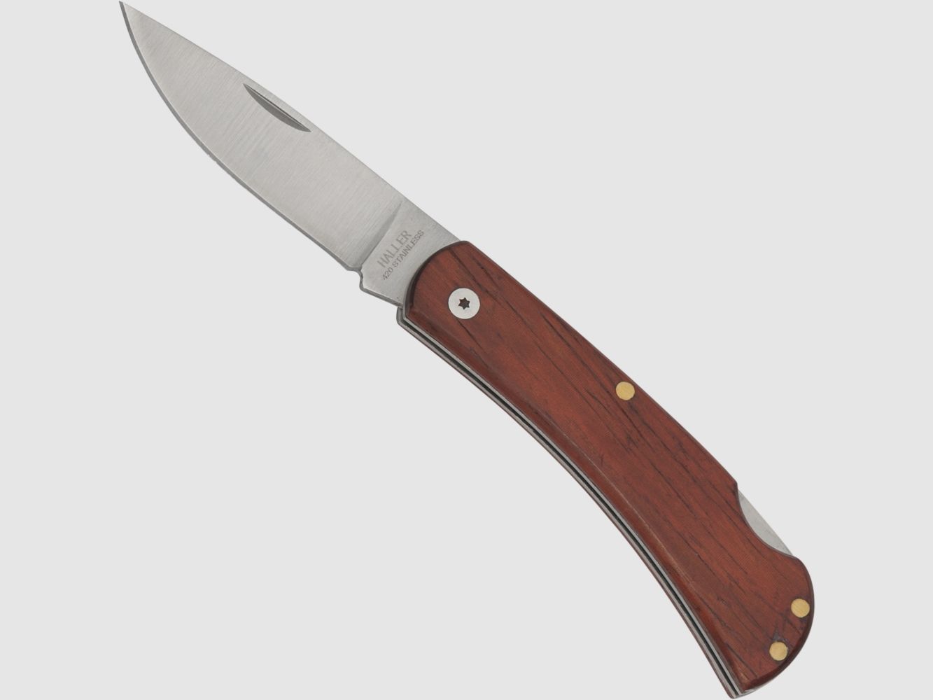 Taschenmesser Pakkaholz