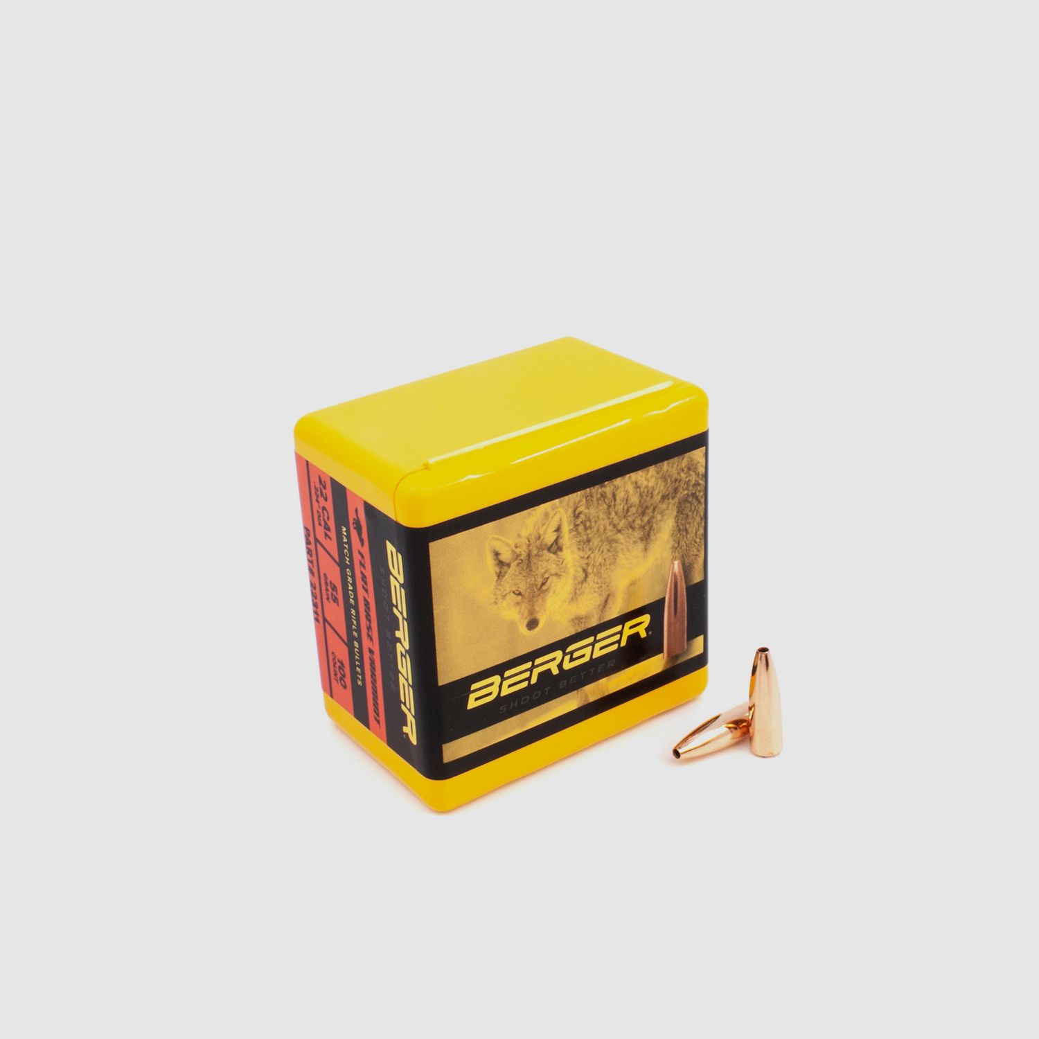 Proiettile Berger .22 FB Varmint 55GR 100 Pezzi