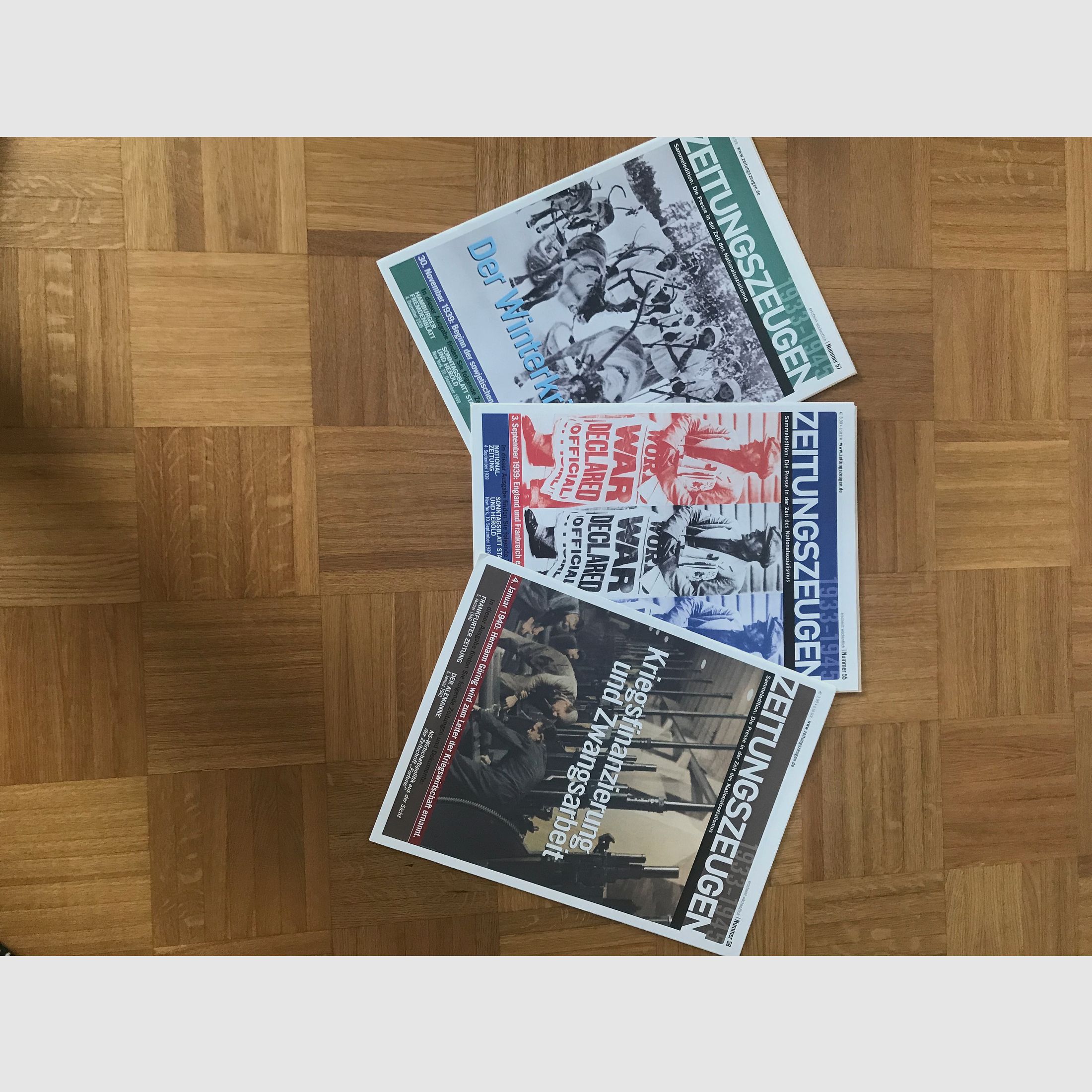 Sammeledition Zeitungszeugen 102 Stück 