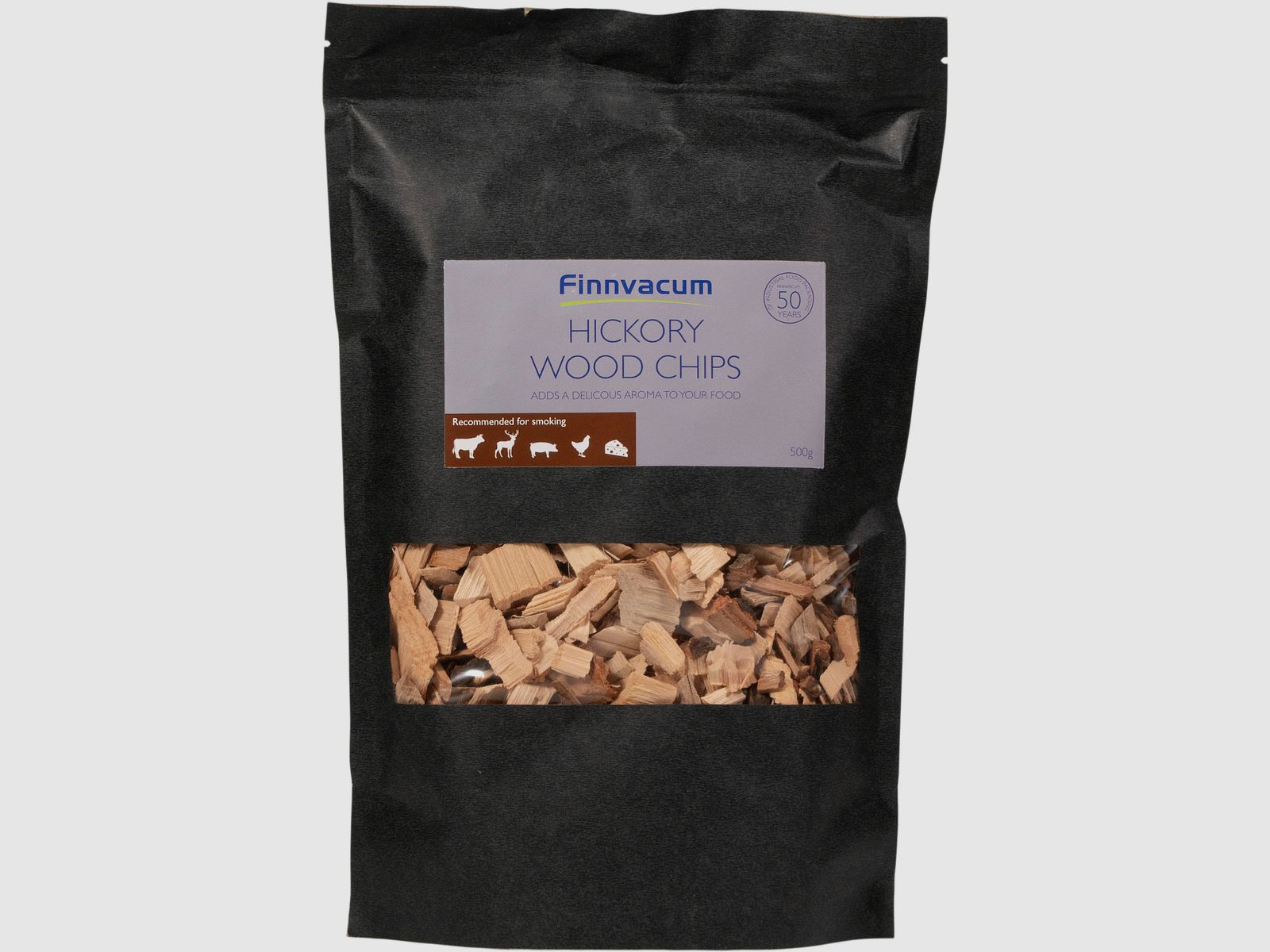 Finnvacum Astillas de humo Hickory 500g