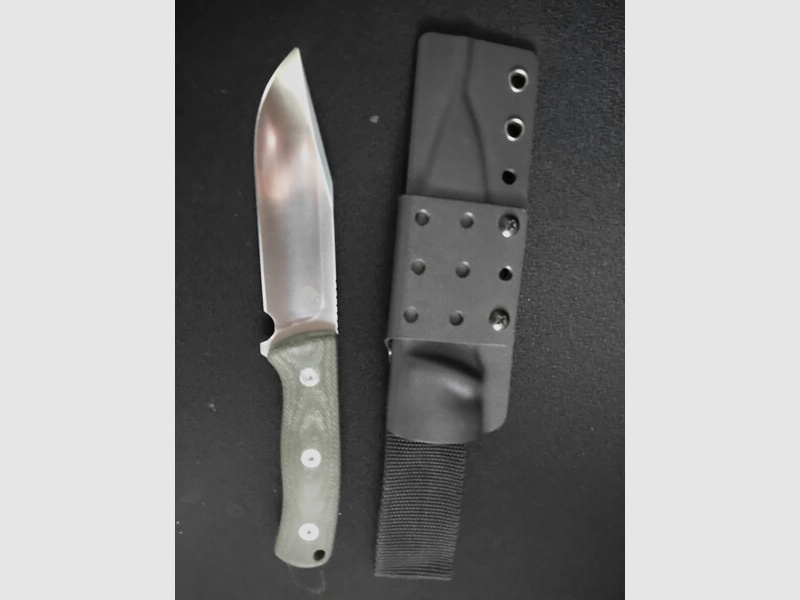 QSP Bison BUSHCRAFT Knife. Outdoor Messer Jagdmesser