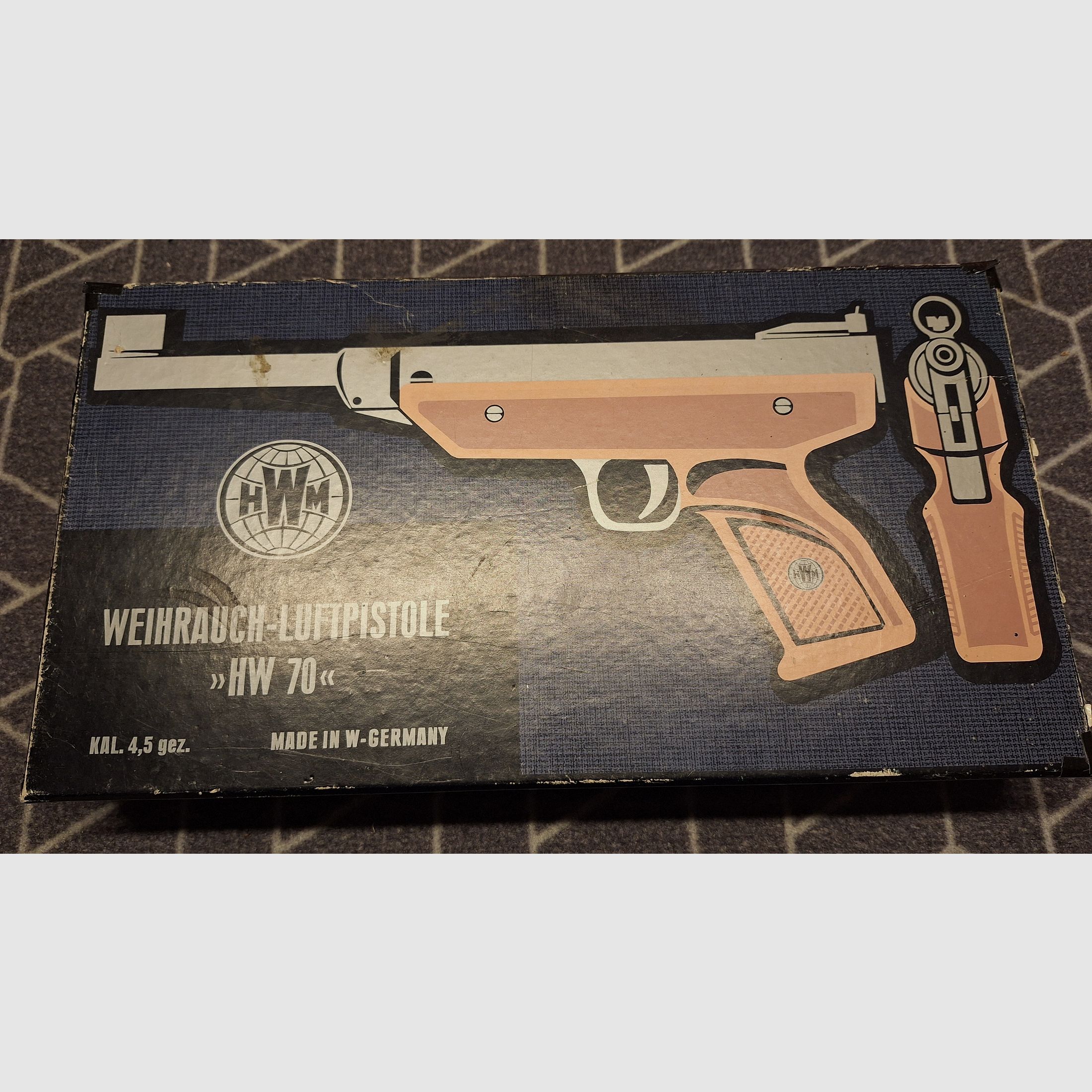 Weihrauch HW 70 pistolet à air comprimé 4,5 mm Diabolo
