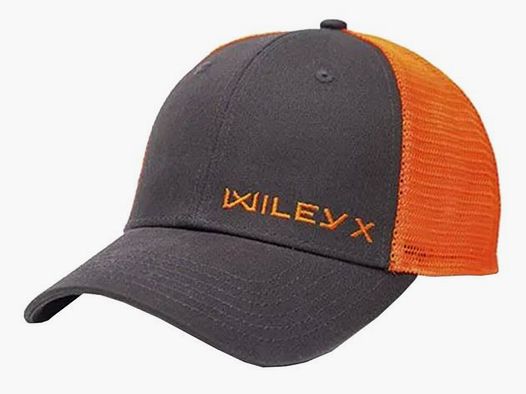 WileyX Cap Wiley X – Czapka Trucker – Ciemnoszary/Sygnał Pomarańczowy
