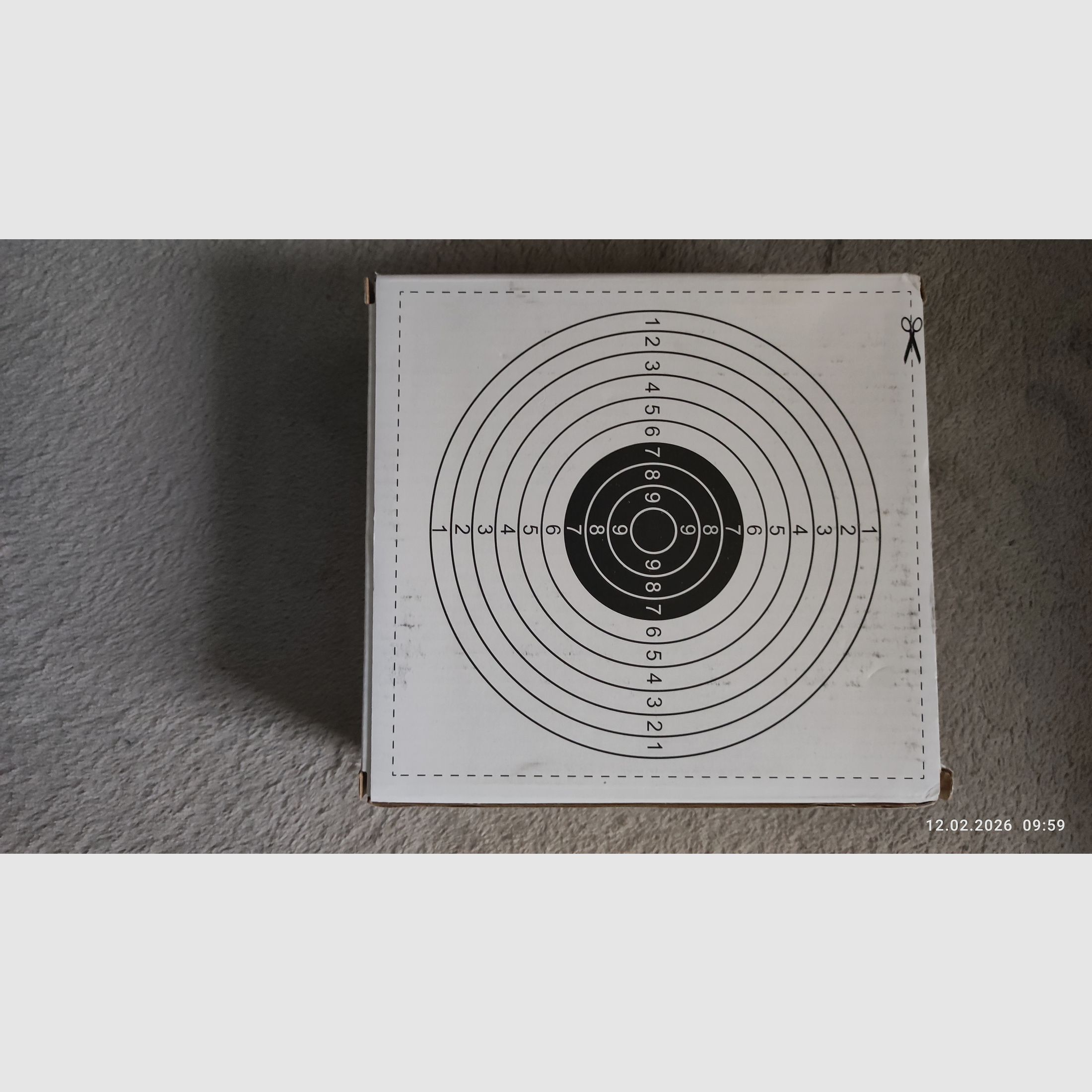 Shooting box bullet trap 14x14 new original packaging