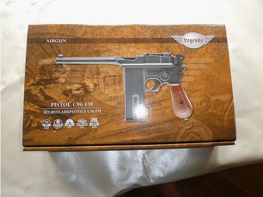 Umarex Legends Pistole C96 FM Blowback - 4,5 mm Stahl BB Co2-Pistole