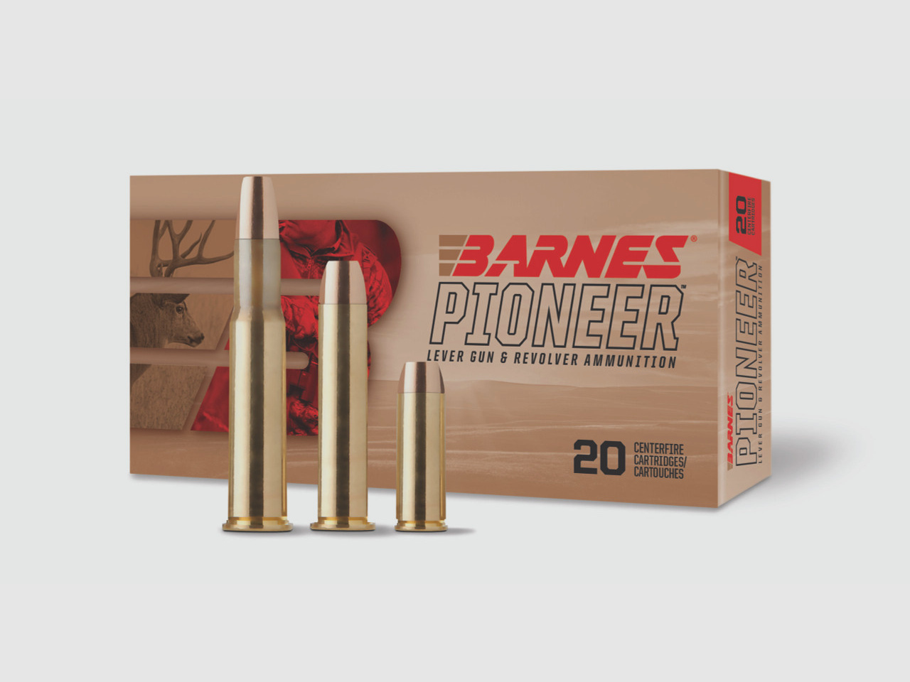 Barnes Pioneer .357 Magnum Original TM FN HP 11,6 g / 180GR 20 cartouches