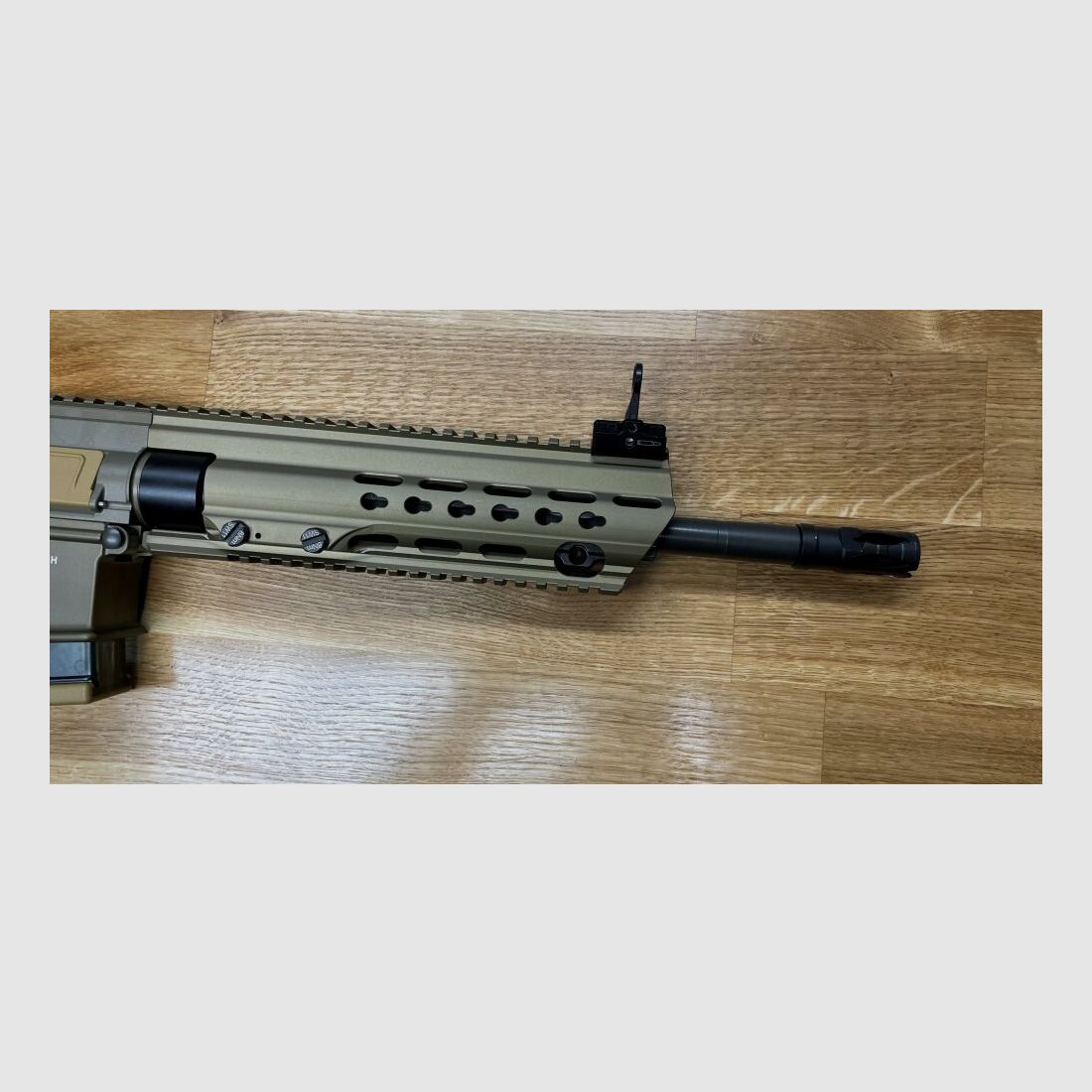 Heckler & Koch MR308 A3 13" - półautomatyczna karabina .308 Win. Kolor piaskowy / RAL8000 - H&K MR 308 A3 - cywilna wersja H&K 417