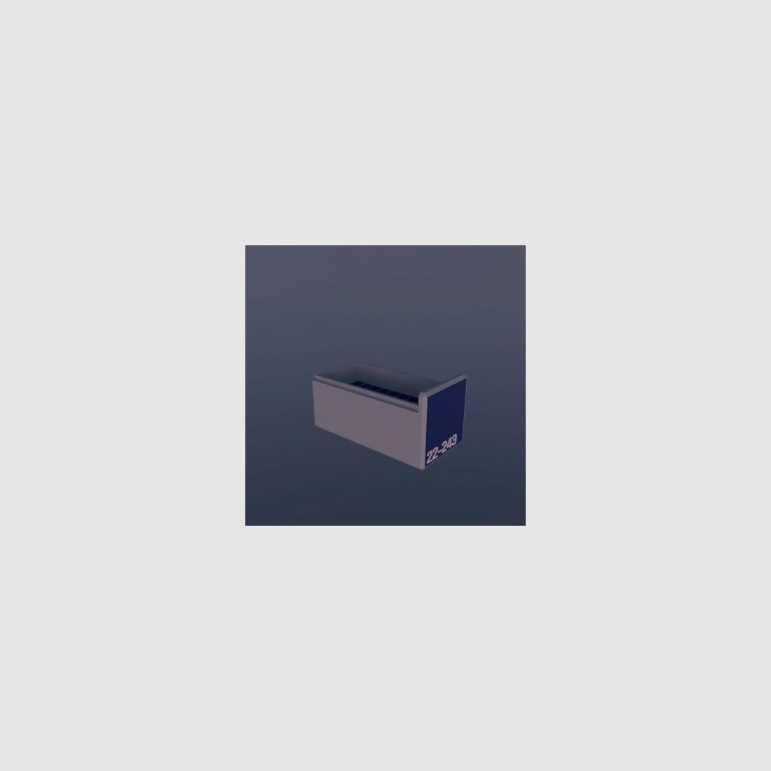 Filamelt Munitionsbox / .22-243 Winchester / ‘Schiebedeckel’ / Patronenbox, Ammo Box
