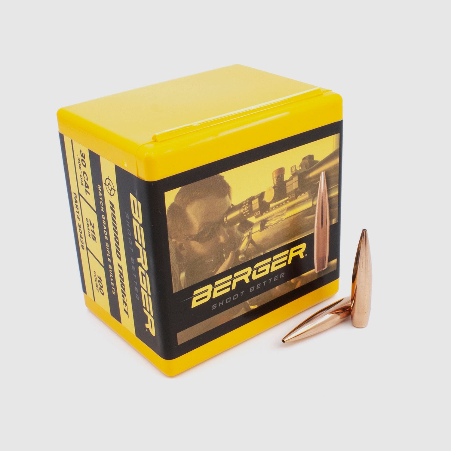 Berger Geschoss .30 Hybrid Target 215GR 100 Stück