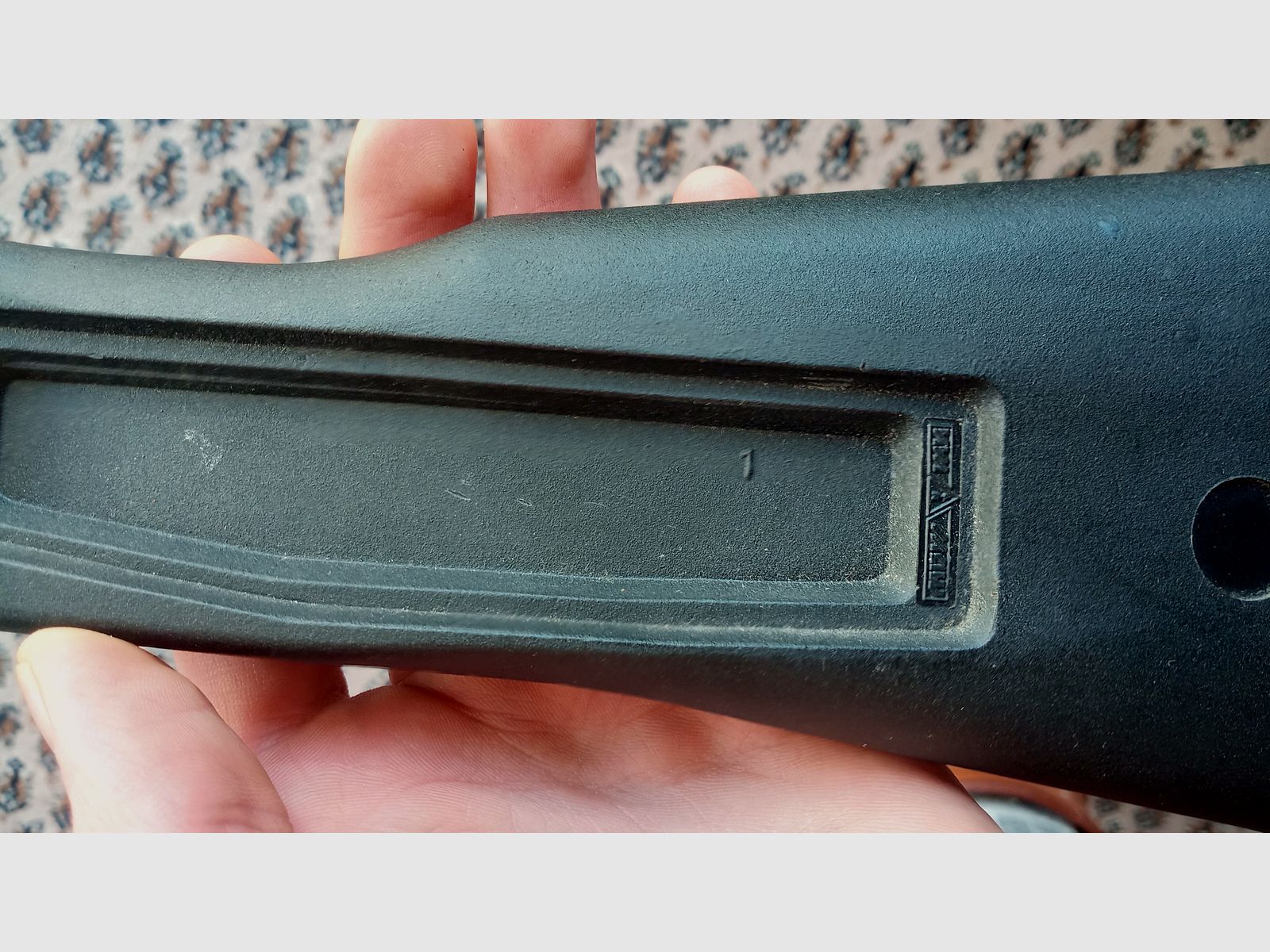 AK-100 de polímero ruso 5,5 mm con culata plegable / Fabricante Izhmash en Izhevsk / Culata plegable AK-74M Saiga