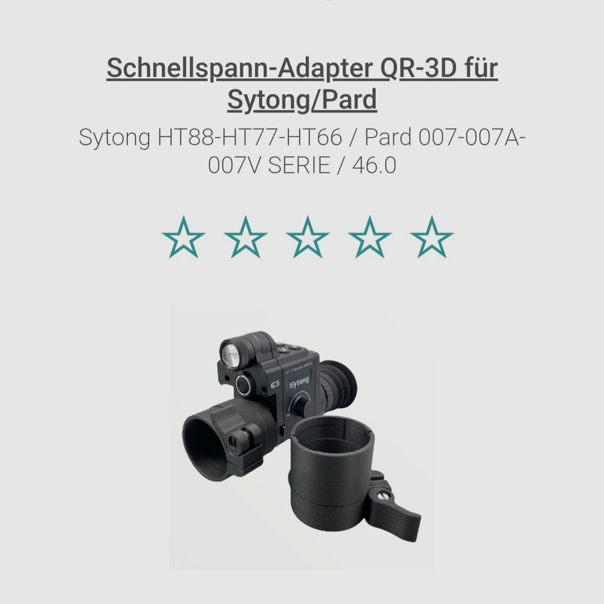 Flexi Schnellspannadapter QR-3D