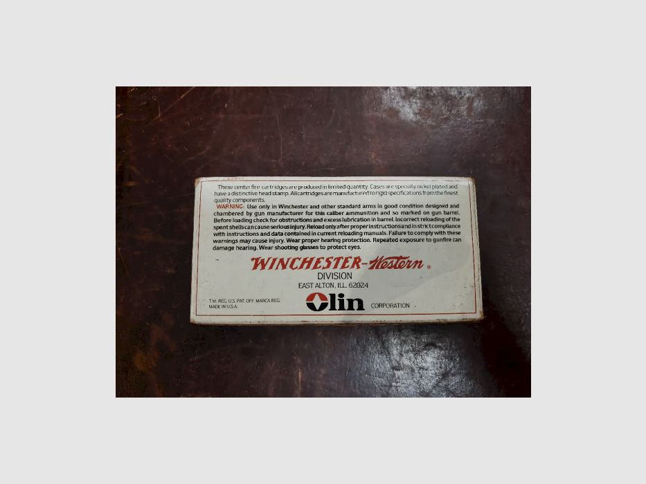 Kollektion - Patrone "John Wayne" Kal.32-40 Win WINCHESTER, Bild 3 von 5