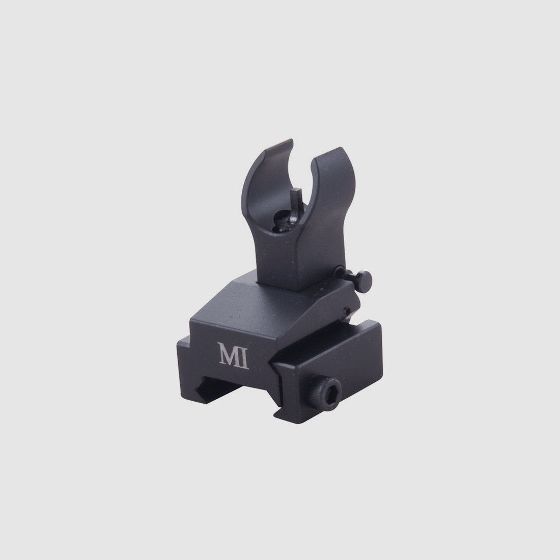 MIDWEST INDUSTRIES 1,3″ FLIP-UP RAIL ANTERIORE IN ALLUMINIO NERO