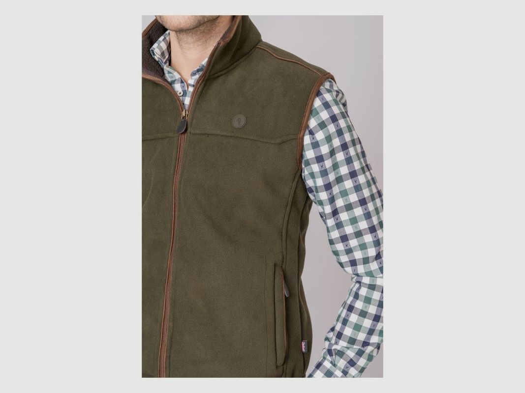 GILET POLAIRE BERLIN VERT, image 1 sur 2