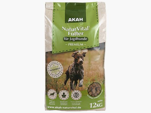 AKAH Natur Vital Premium Nourriture pour Chiens de Chasse 12 kg