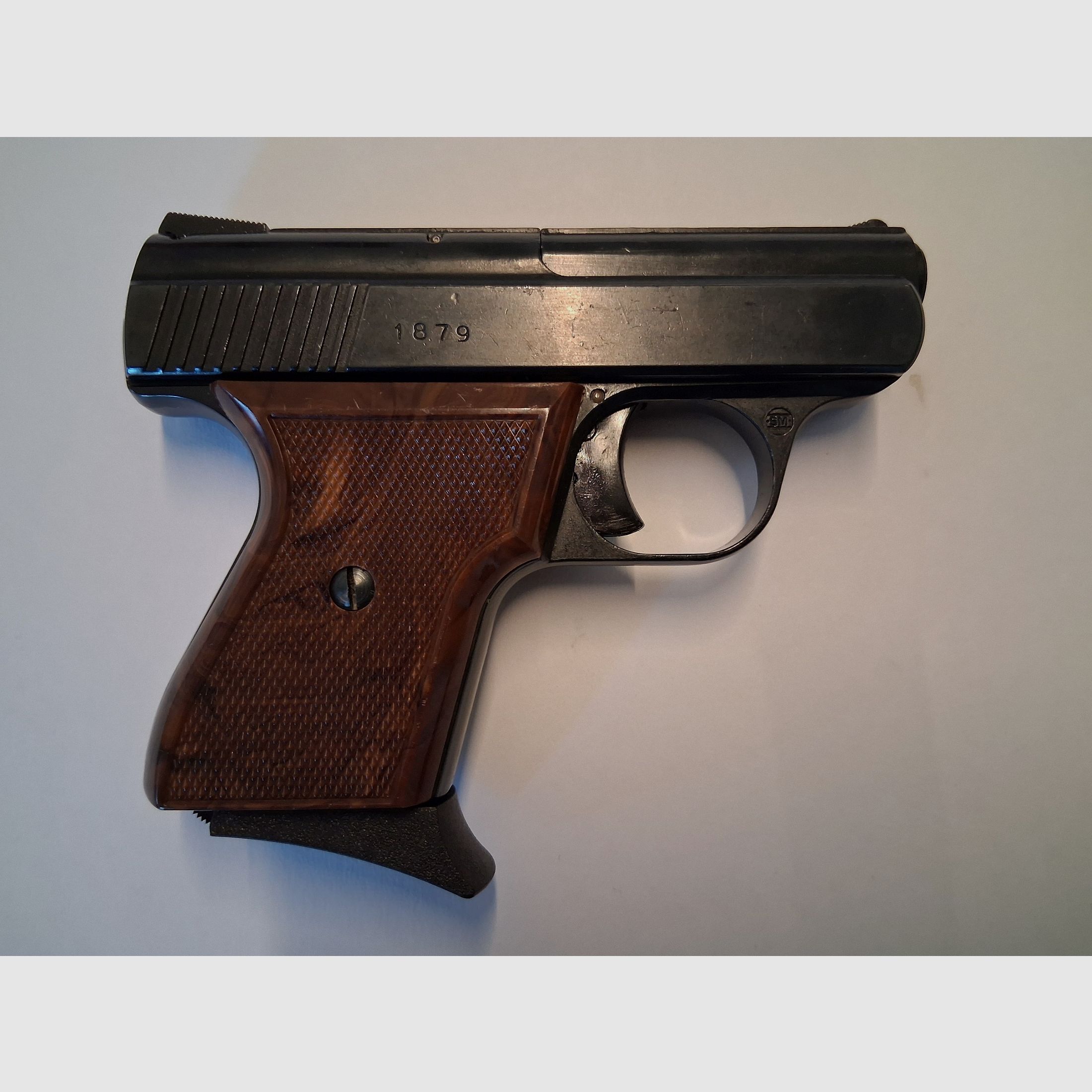 Kolekcjonerzy, uwaga!!! Rarytas!!! Rhöner SM 15-9 kal. 9 mm P.A.K. PTB-748, magazynek zapasowy, stan TOP