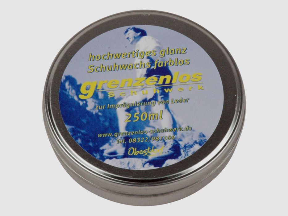 Glanz-Schuhwachs farblos (Dose 250 ml)