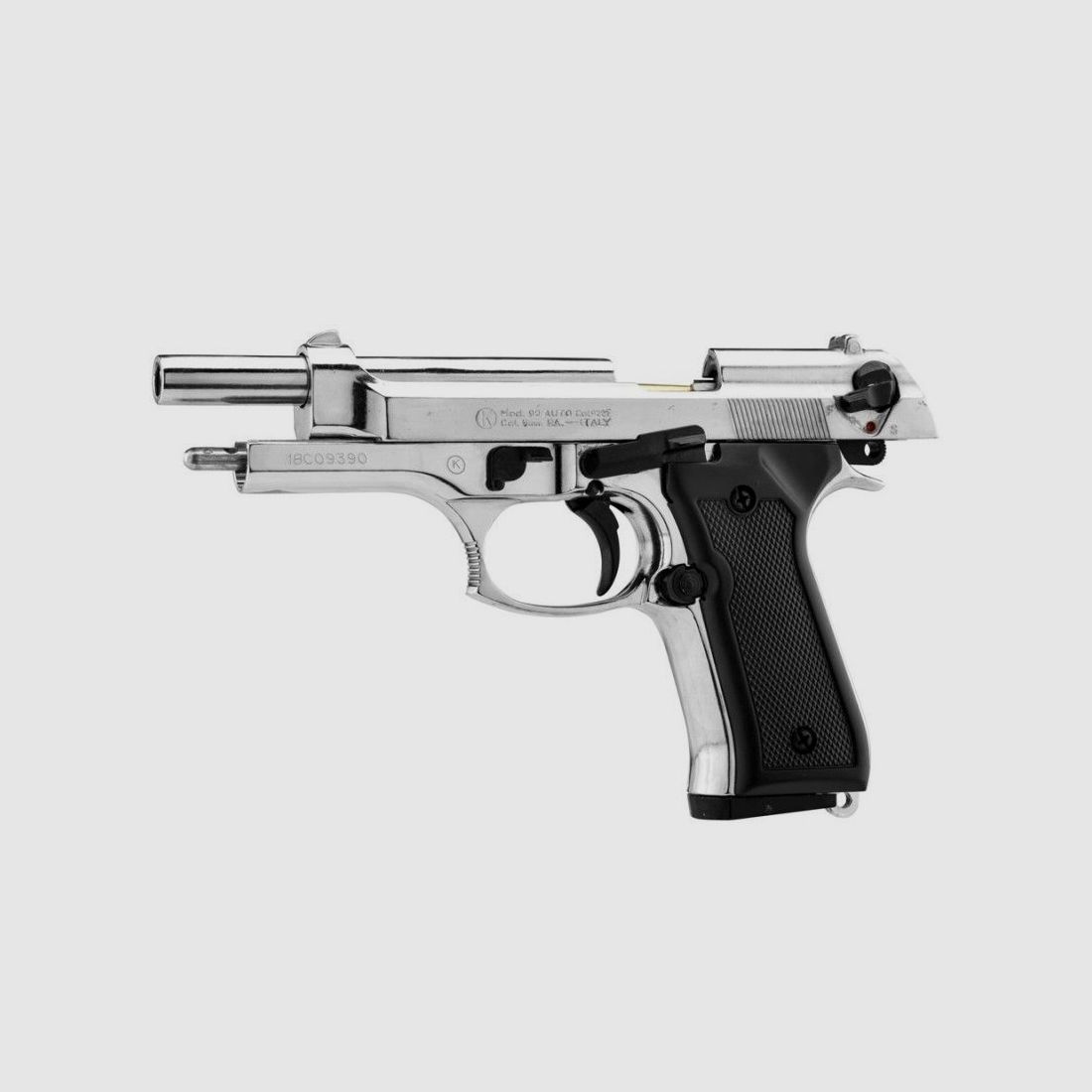 Pistola de alarma Kimar 92 Auto 9 mm PAK Cromo, imagen 6 de 10