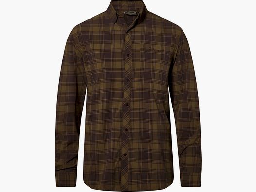 Pinewood Abisko Trekking InsectSafe® shirt (Dark Olive/Dark Sandstone)