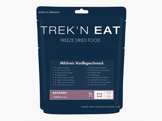Trek'n Eat Rice Pudding Vanilla