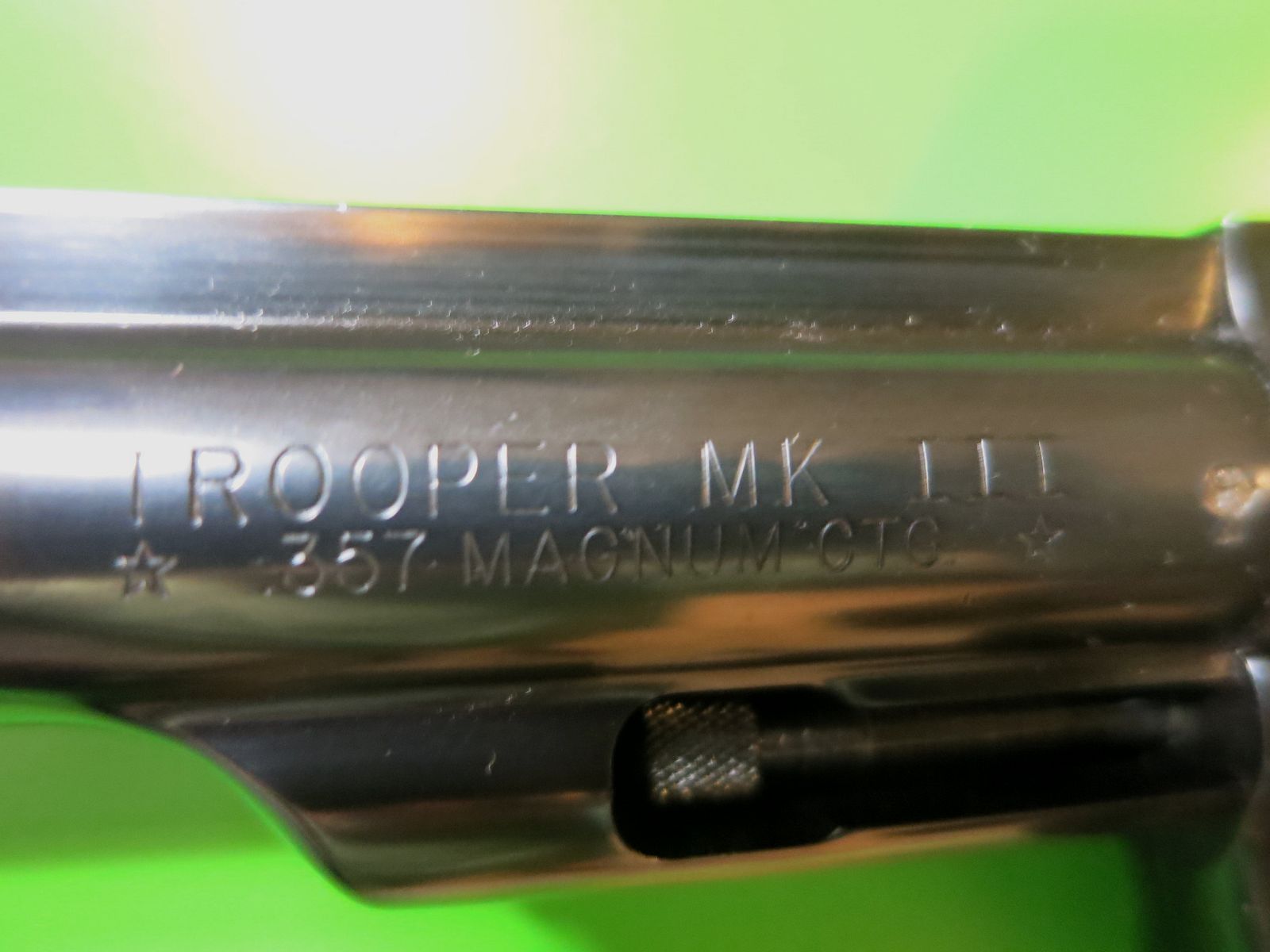 COLT TROOPER MKIII, .357 Magnum CTG, 6" barrel #55-