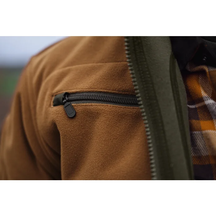Wendbare Fleecejacke HARKILA Kamko Fleece - Forest night/Rustique clay GORE-TEX WINDSTOPPER (102500256), Bild 9 von 10