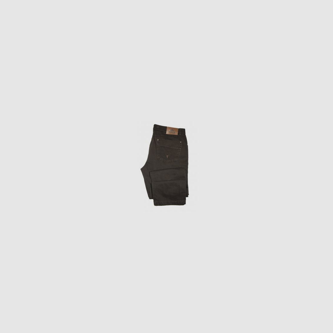 Foresta Jeans, stretch, donkerbruin, afbeelding 2 van 2