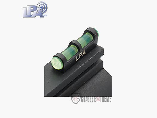 Mirino in Fibra Ottica LPA Verde per Fucile con Filettatura da 3mm
