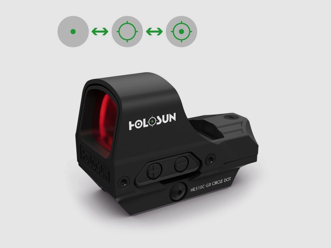 HOLOSUN 510C - Czarny - Zielony