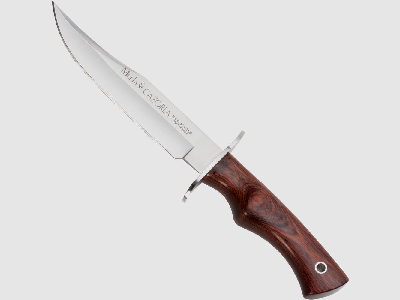 Muela Cazorla Bowie Abfangmesser mit hochwertiger Lederscheide