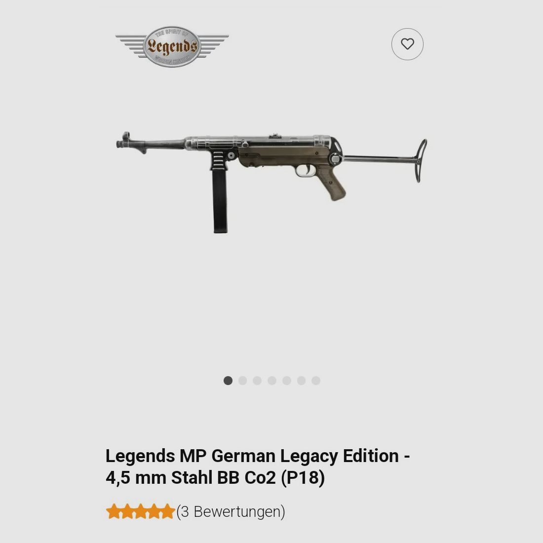 Nochmals Reduziert ! Umarex Legends MP 40 , 4.5 mm Co2 . Neuwertig, 160 €