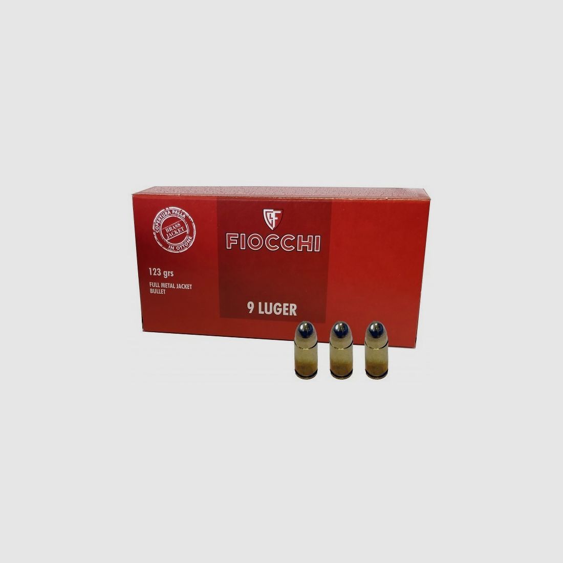 Fiocchi 9 mm FMJ 124 grs