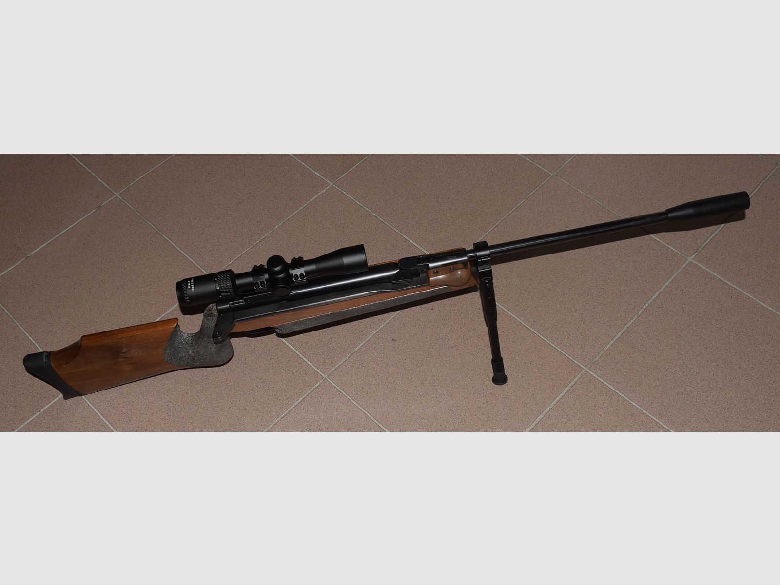 Air rifle Walther LGR sniper conversion completely revised