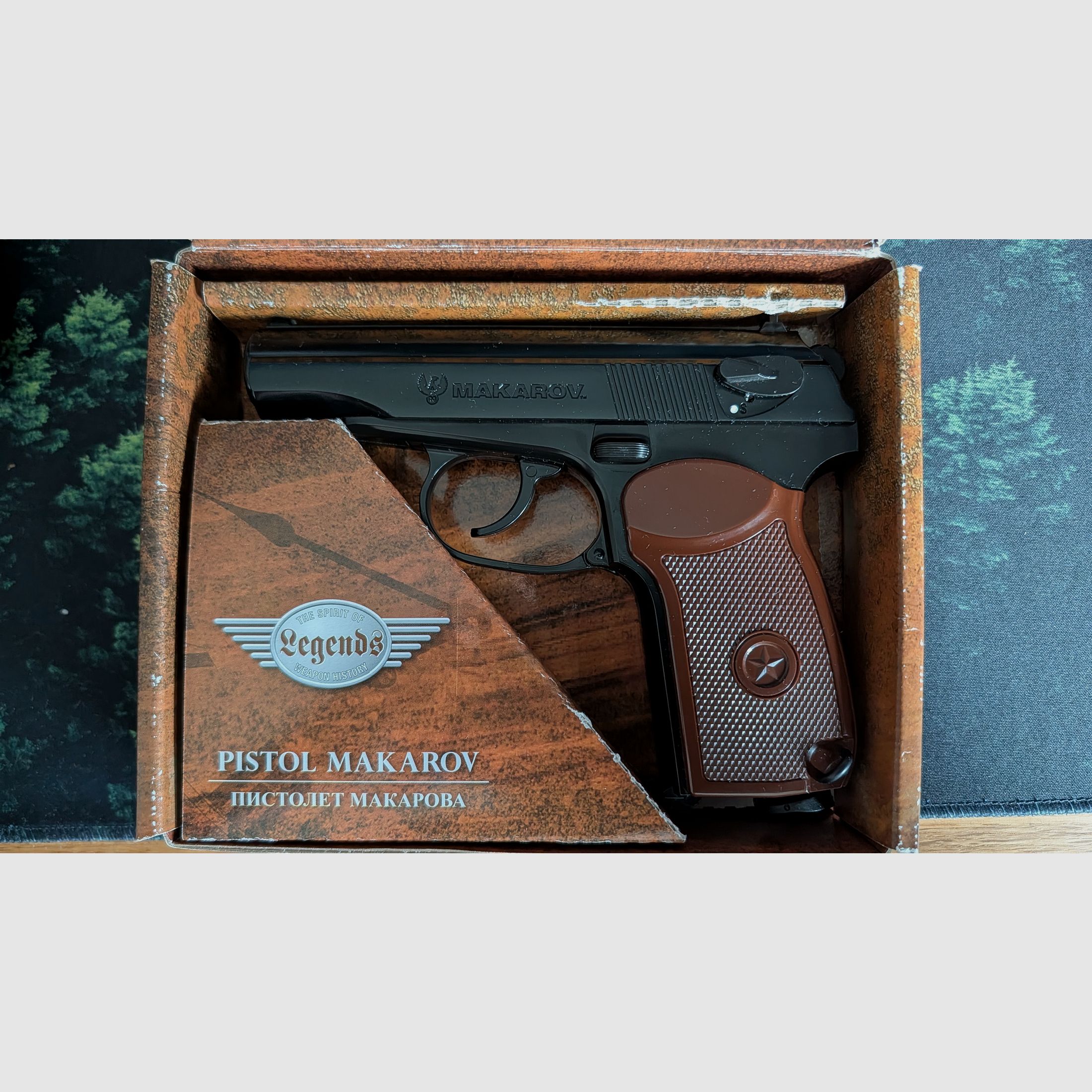 Legends CO2 Pistool Makarov 4,5 mm (.177) BB, afbeelding 1 van 2