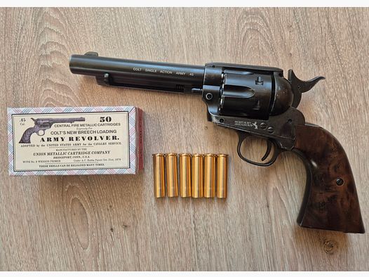 Limited SAA revolver, cal. 0.43 (!) Antique finish, solid core