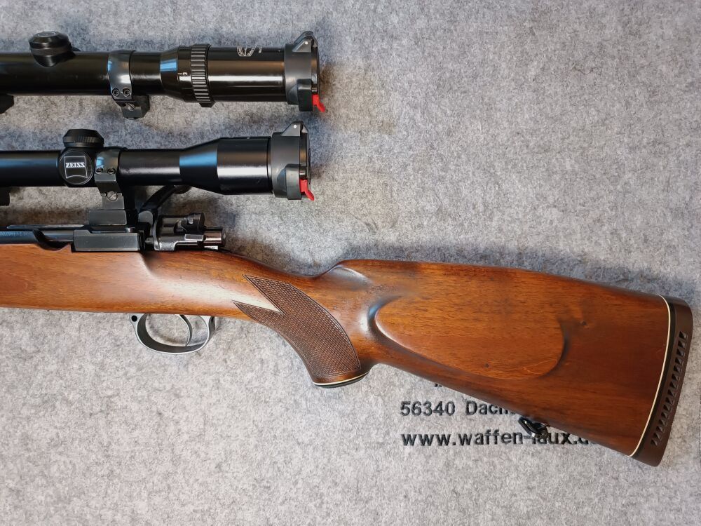 CZ BRNO Frankonia 98er Stutzen mit zwei ZF + Rückstecher Abzug