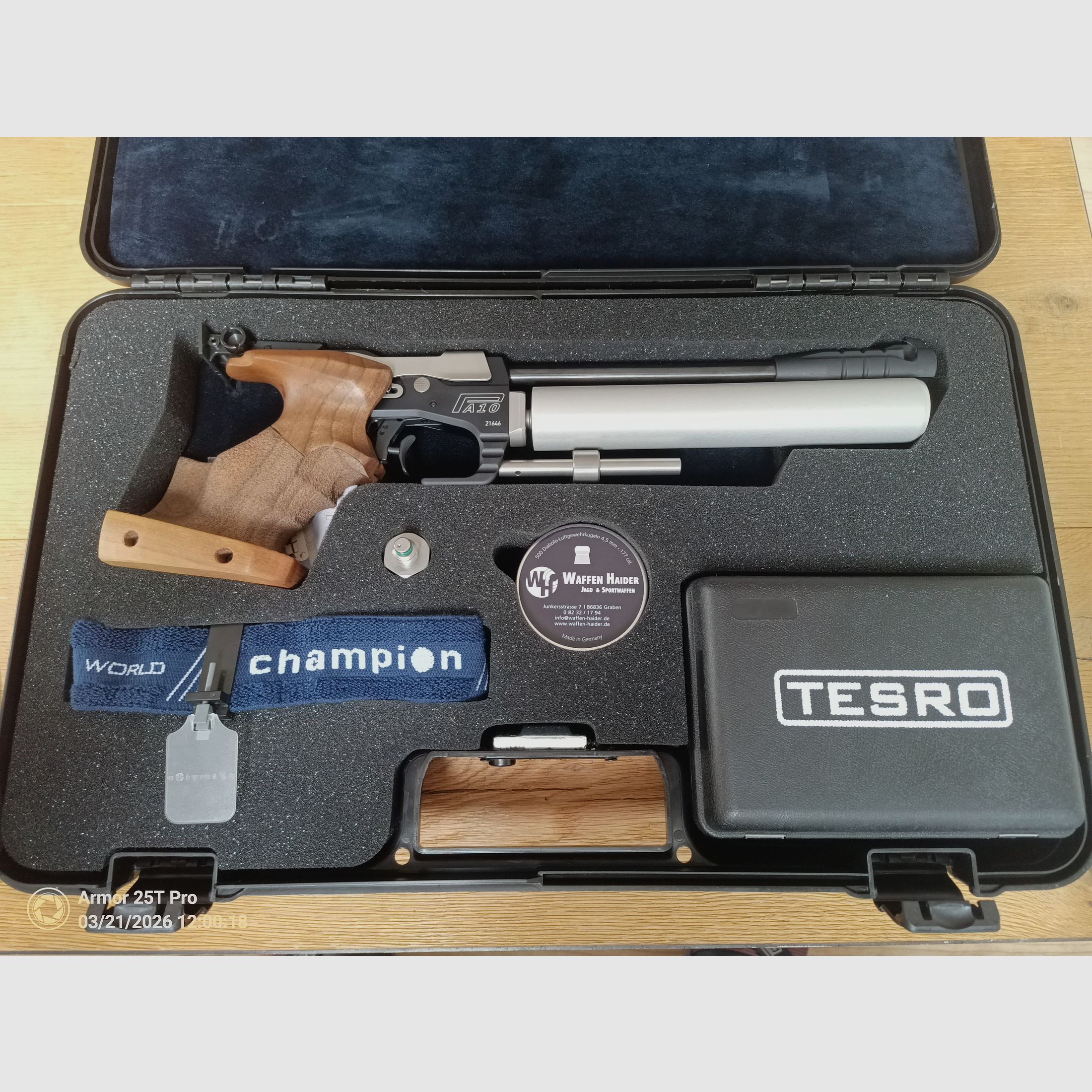 Tesro Pa10 Basic Match air pistol