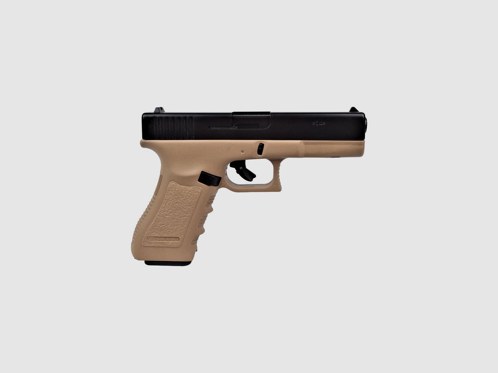 Bruni Gap G17 Signalpistole Kaliber 9 mm schwarz und tan, Bild 4 von 5