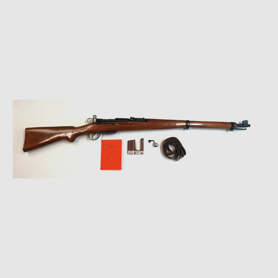 Waffenfabrik Bern Karabinek powtarzalny Szwajcarski Schmidt Rubin K31 Kaliber 7,5x55 Swiss z dopasowanymi numerami i odnowiony