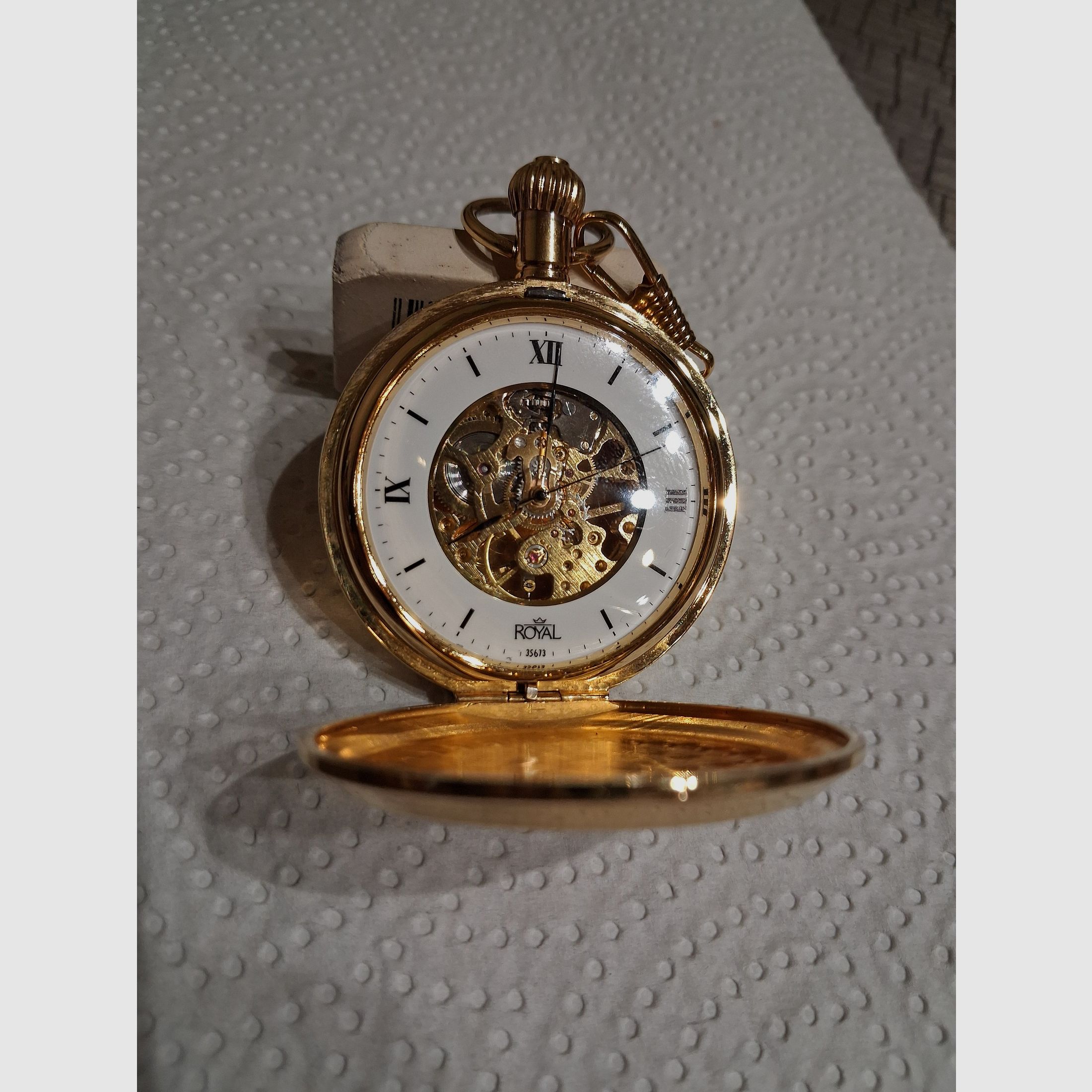 Skelett Taschenuhe Royal noch wie neu