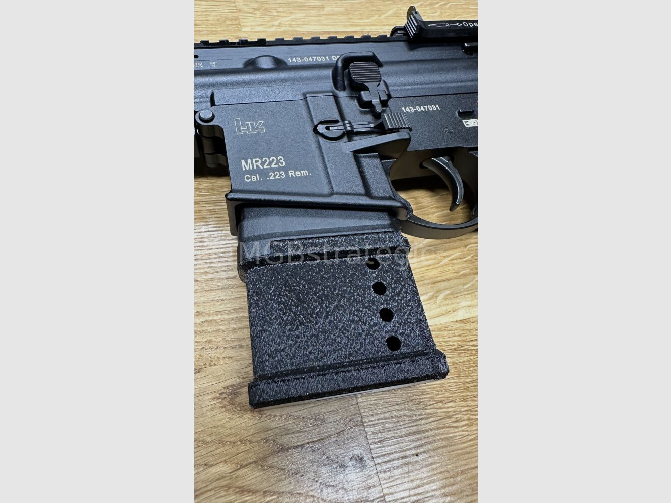 sportief goedgekeurd! H&K MR223 A3 14,5" loop semi-automatisch geweer .223Rem - Heckler & Koch - veel accessoires in BKA beoordeling goedgekeurd! civiele versie H&K 416 G95