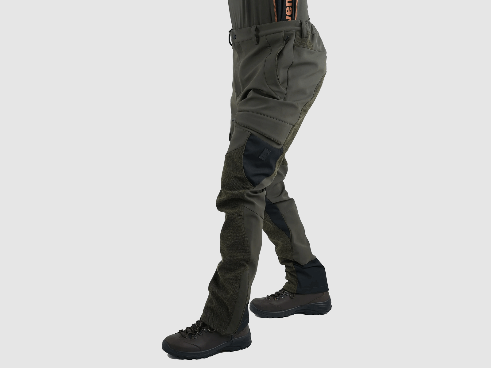 PANTS – MASSERIA – MICROFIBER Olive / Tone on Tone, image 2 of 3