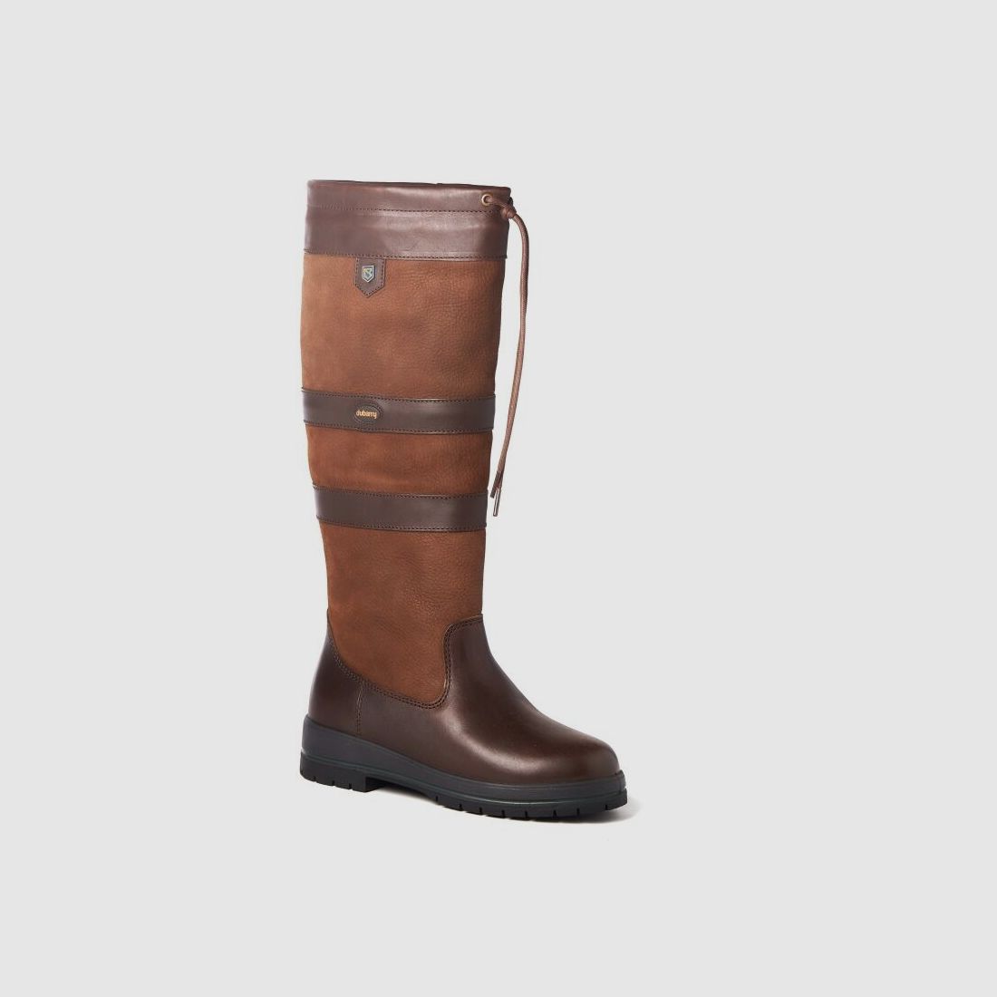 Dubarry Damen Lederstiefel Weit Galway ExtraFit  FB. Walnut
