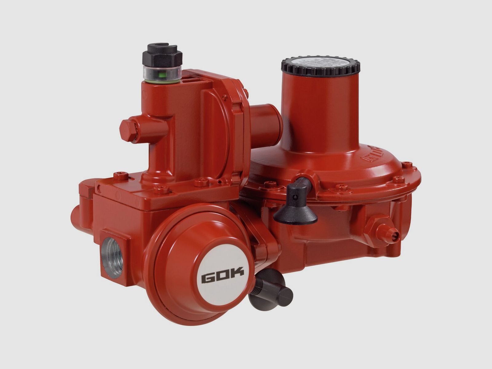 Gasregler BHK052, 12 kg/h IG G½ x IG G¾ OPSO PRV