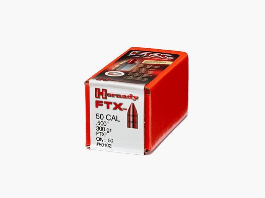 Hornady BULLETS .50/.500 300GR FTX – 50 szt.